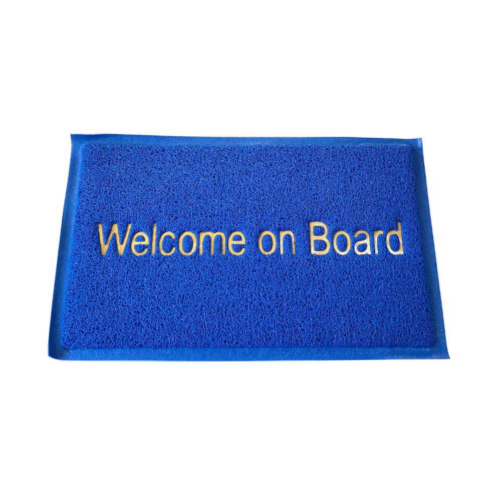 WELCOME MAT WITH PVC UNDERLAY